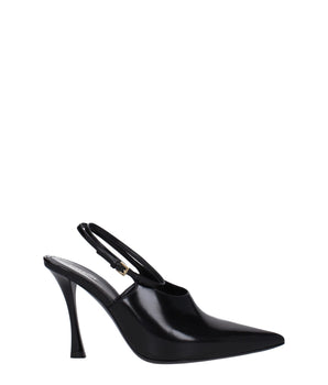 Givenchy Black Leather High Heel Pumps