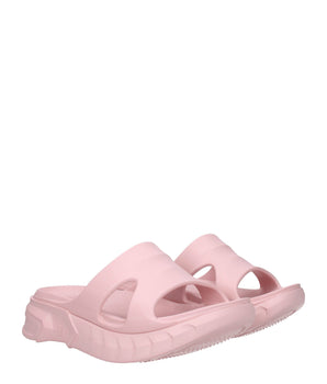 Givenchy Pink Cotton Slippers