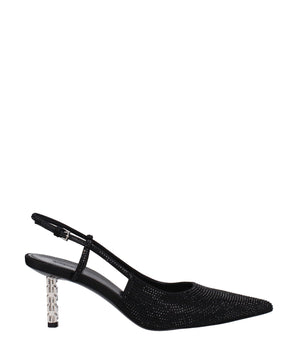 Givenchy Black Fabric High Heel Pumps