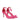 Stuart Weitzman Pink Leather Stiletto Heels Sandals