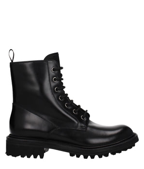Church's Black Leather Ankle Boots
