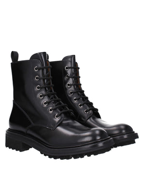 Church's Black Leather Ankle Boots