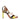 The Attico Orange Leather Stiletto Heels Sandals