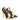 The Attico Orange Leather Stiletto Heels Sandals