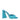 The Attico Light Blue Velvet Platforms