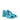 The Attico Light Blue Velvet Platforms