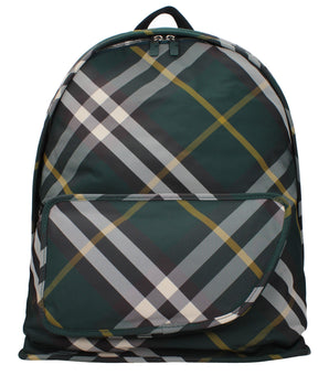 Burberry Green Fabric Backpack