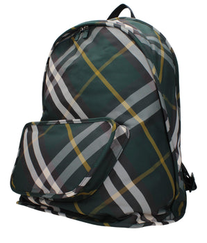 Burberry Green Fabric Backpack