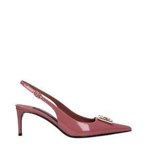 Dolce & Gabbana Pink Leather High Heel Pumps
