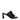 Stella McCartney Black Leather Stiletto Heels Sandals