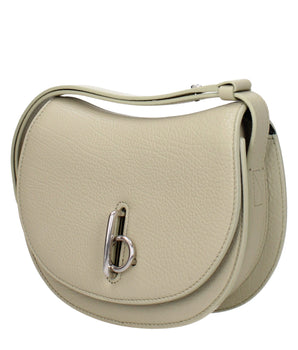 Burberry Green Leather Shoulder Bag