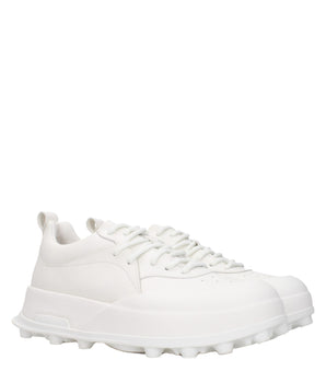 Jil Sander White Leather Sneakers