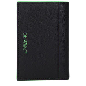 Off-White Black Leather Cardholders
