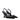 Stuart Weitzman Black Satin Stiletto Heels Sandals
