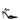 Dolce & Gabbana Black Leather Stiletto Heels Sandals