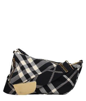 Burberry Black Fabric Crossbody Bag