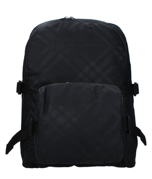 Burberry Black Fabric Backpack