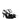 Prada Black Leather Stiletto Heels Sandals