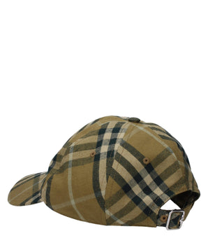 Burberry Green Cotton Cap (Baseball Hat)