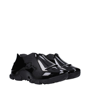 Givenchy Black Cotton Low Tops