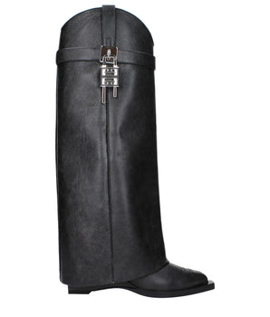 Givenchy Black Leather Boots
