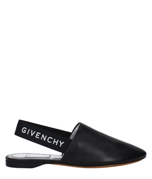Givenchy Black Leather Mules