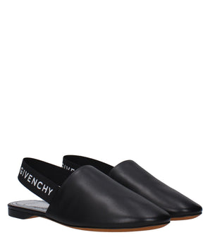 Givenchy Black Leather Mules