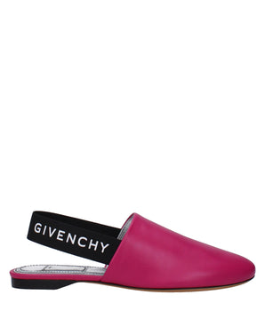 Givenchy Pink Leather Flat Sandals