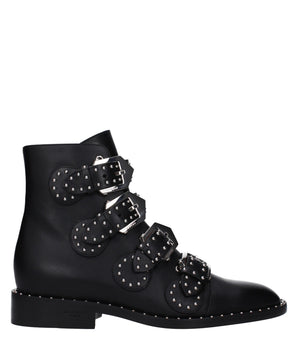 Givenchy Black Leather Ankle Boots