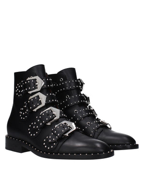Givenchy Black Leather Ankle Boots