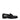 Versace Black Leather Slip-On Loafers