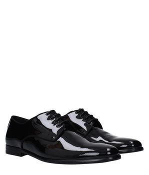 Dolce & Gabbana Black Leather Oxfords And Derbies