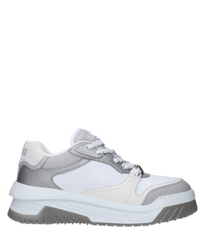 Versace White Leather Chunky Sneakers