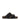 Valentino Garavani Black Leather Slippers Sandals