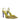 The Attico Yellow Leather High Heel Pumps