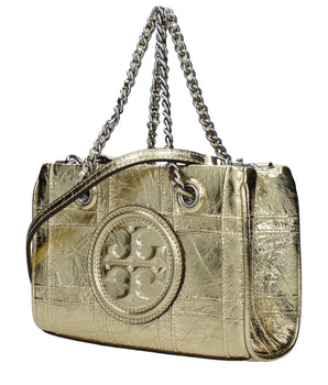 Tory Burch Gold Leather Handbag