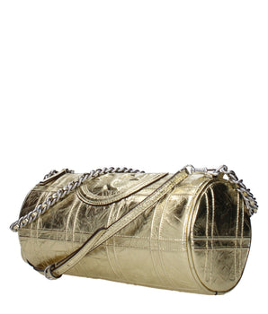 Tory Burch Gold Leather Shoulder Bag