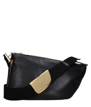 Burberry Black Leather Crossbody Bag
