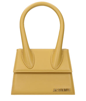 Jacquemus Yellow Leather Handbag