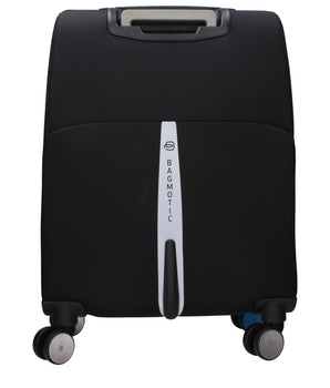Piquadro Black Fabric Luggage And Travel