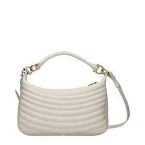 Salvatore Ferragamo Beige Leather Handbags
