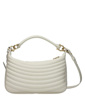 Salvatore Ferragamo Beige Leather Handbag