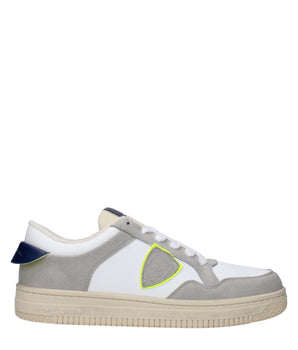 Philippe Model White Leather Sneakers