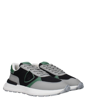 Philippe Model Black Fabric Athletic Sneakers