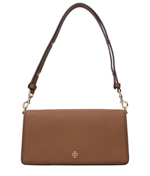 Tory Burch Brown Leather Shoulder Bag