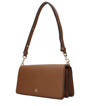 Tory Burch Brown Leather Shoulder Bag