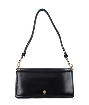 Tory Burch Black Leather Shoulder Bag