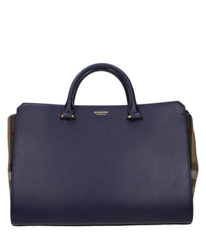 Burberry Blue Leather Handbag