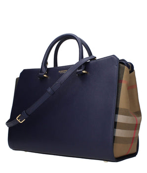 Burberry Blue Leather Handbag