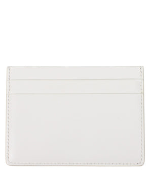 Jil Sander White Leather Cardholder